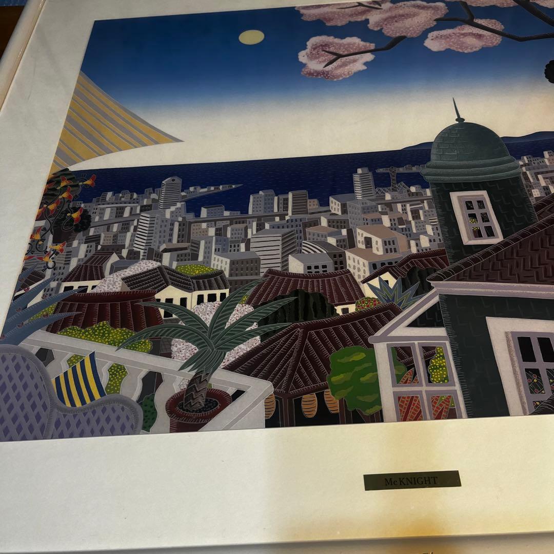 トーマス・マックナイト ポスター 神戸 日本 さくら　桜