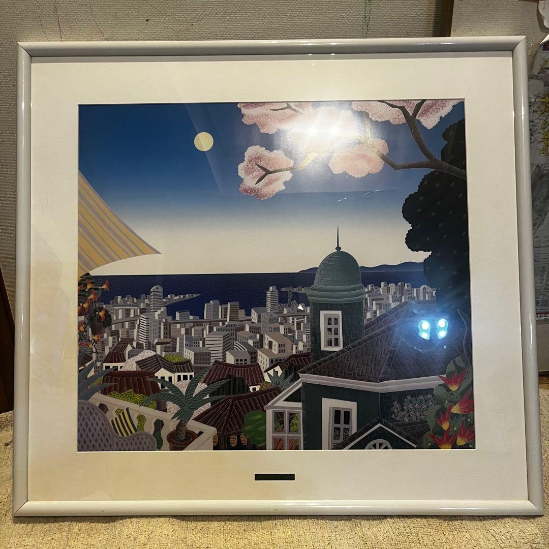 トーマス・マックナイト ポスター 神戸 日本 さくら　桜