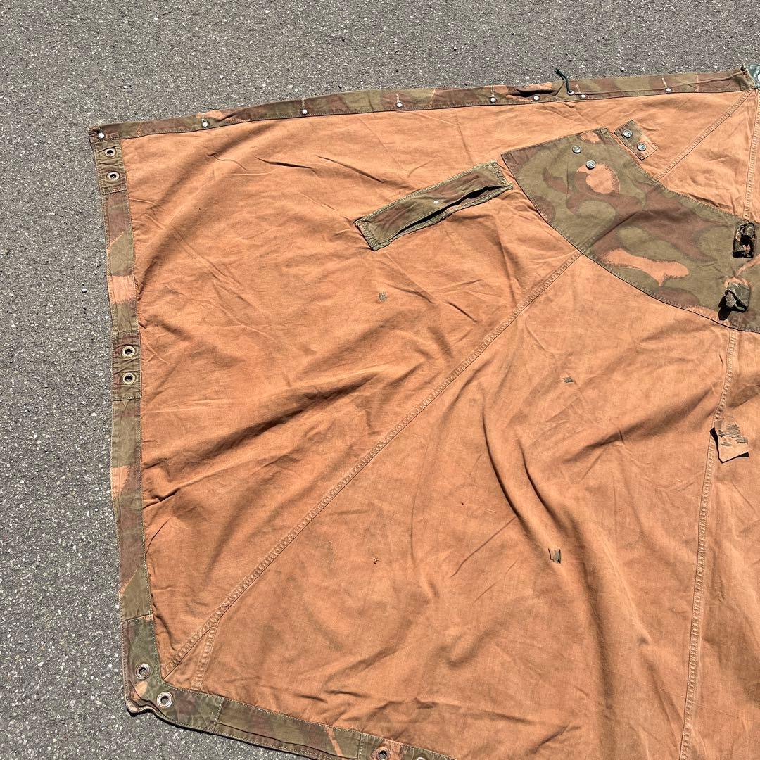 希少、入手困難！ハンガリー軍幕　ポンチョテント　単品