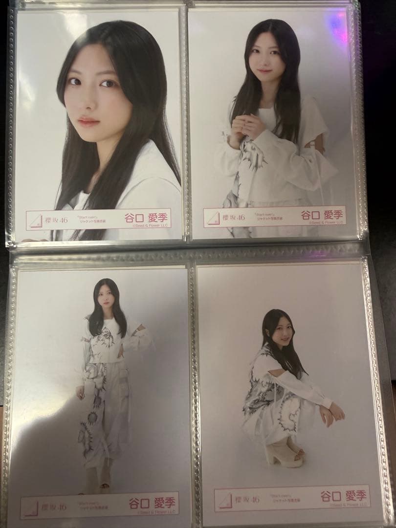 櫻坂46 3期生　生写真　start overジャケット　静寂の暴力フルコンプ