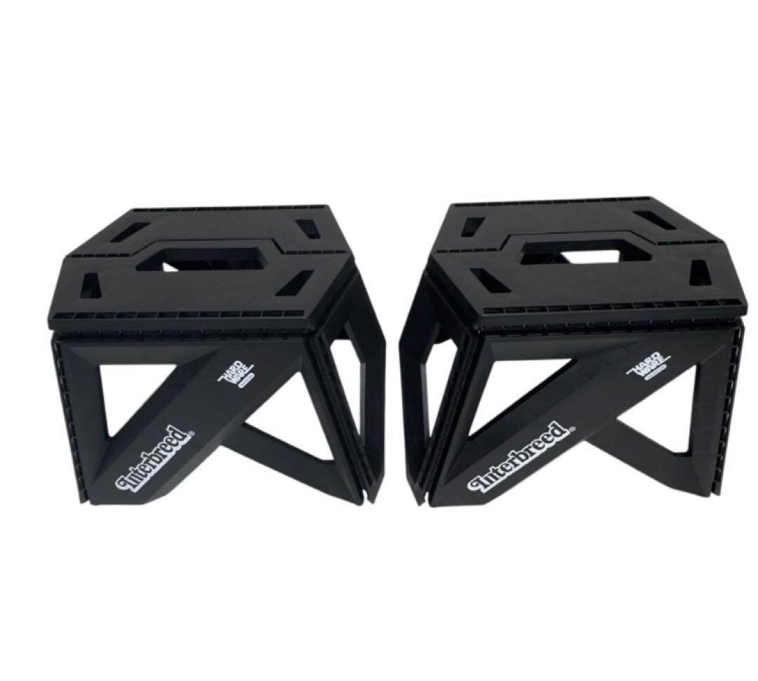 新品 INTERBREED LOGO STOOL スツール 折り畳みチェア イス