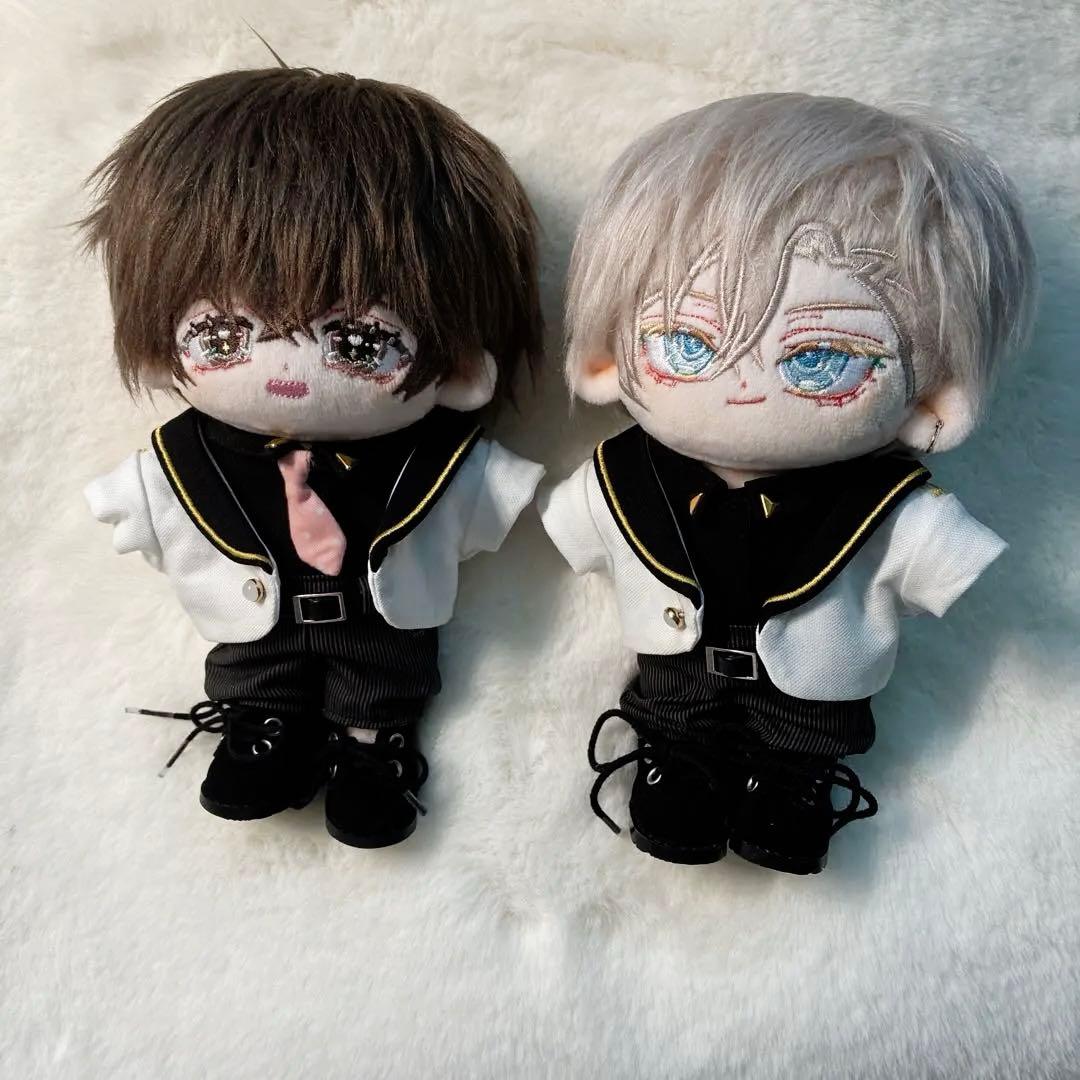 ぬいぐるみキャラクター2体セット 特典付き 洋服付き