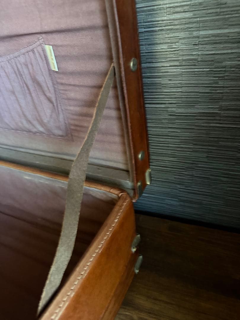 JUNK★アンティーク★トランク 本革 レザー ヴィンテージ アタッシュケース