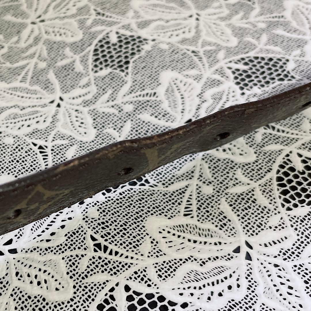 Louis Vuitton ルイヴィトン モノグラム レザーベルト ユニセックス