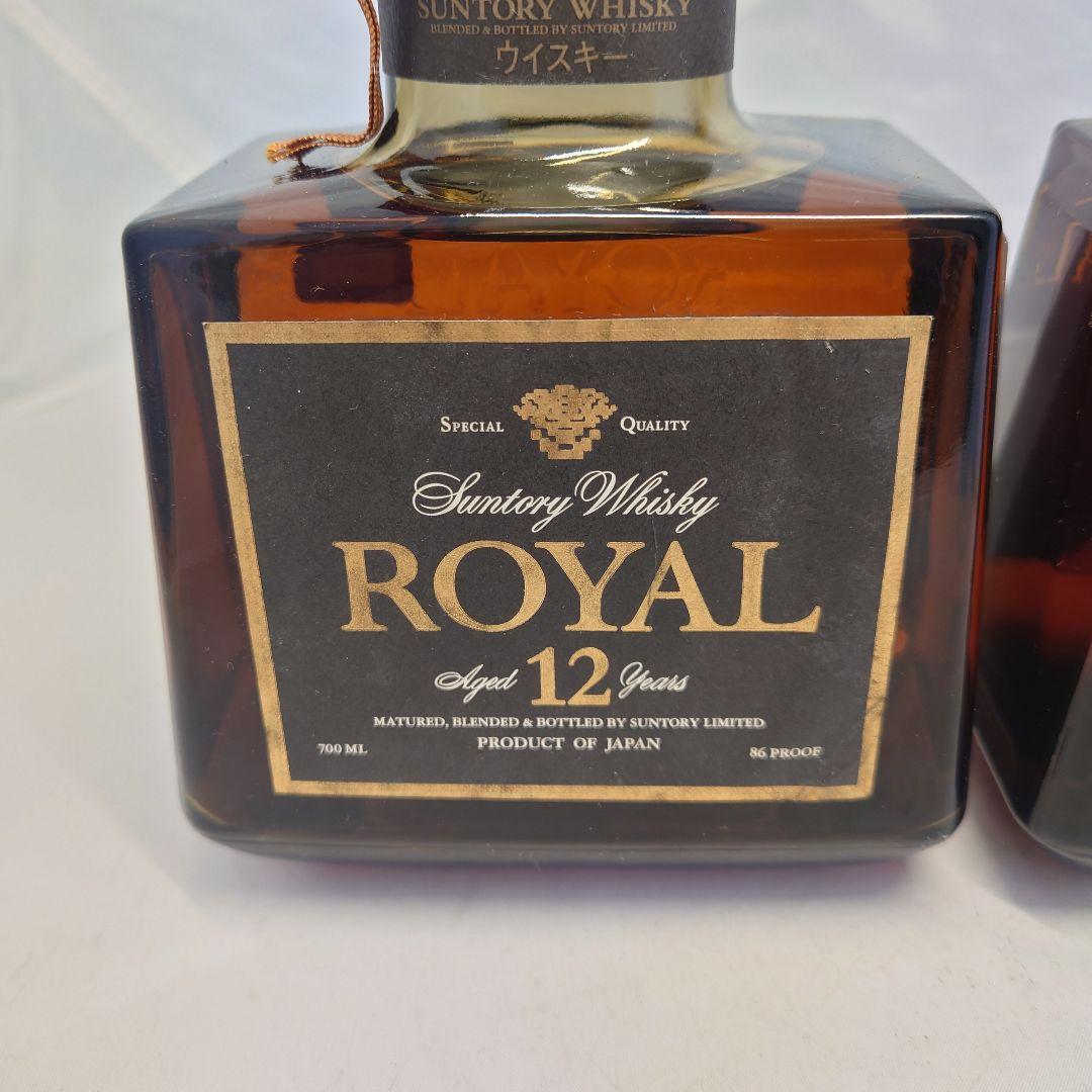 2本セット　サントリー　ローヤル　12年　ウイスキー　ブラックラベル　700ml