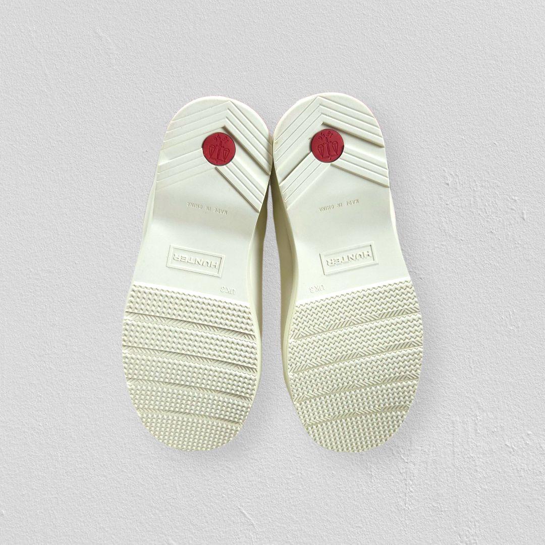 靴 HUNTER Logo Print Short Rain Boots 23cm