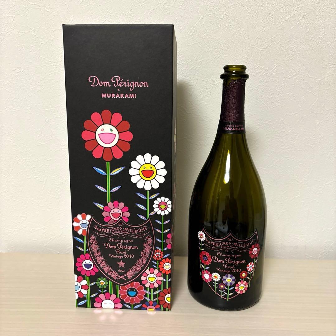 【限定コラボ商品】ドンペリ×村上隆　ロゼ ヴィンテージ 2010 空箱＆空瓶