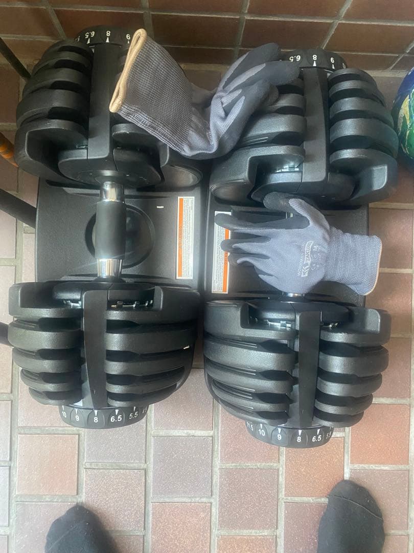 調整可能ダンベル 2.5kg-24kg 2個セット