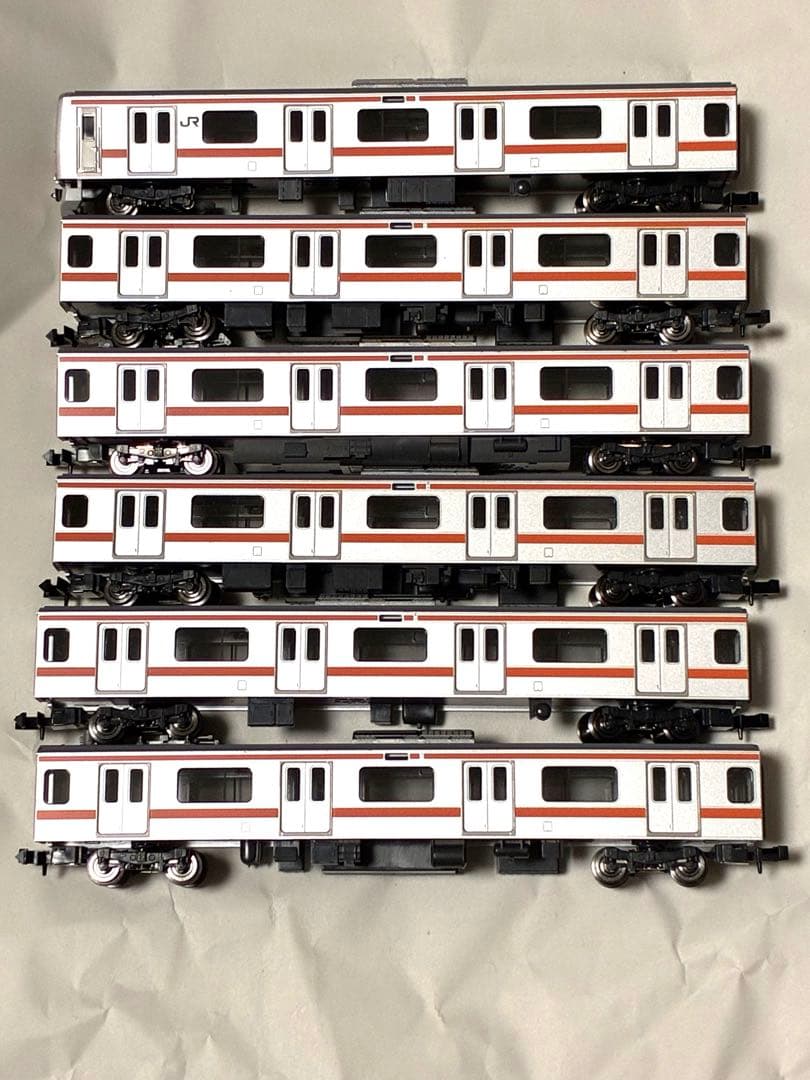 中央快速線209系1000番台6両　tomix ライト点灯動力動作確認済