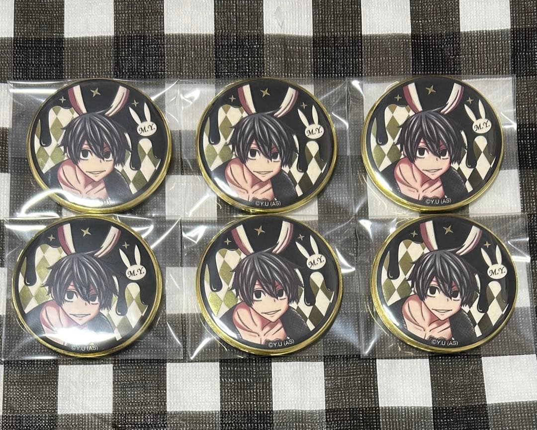 桃源暗鬼 缶バッジ バニー ゴールド 淀川真澄 淀川 真澄