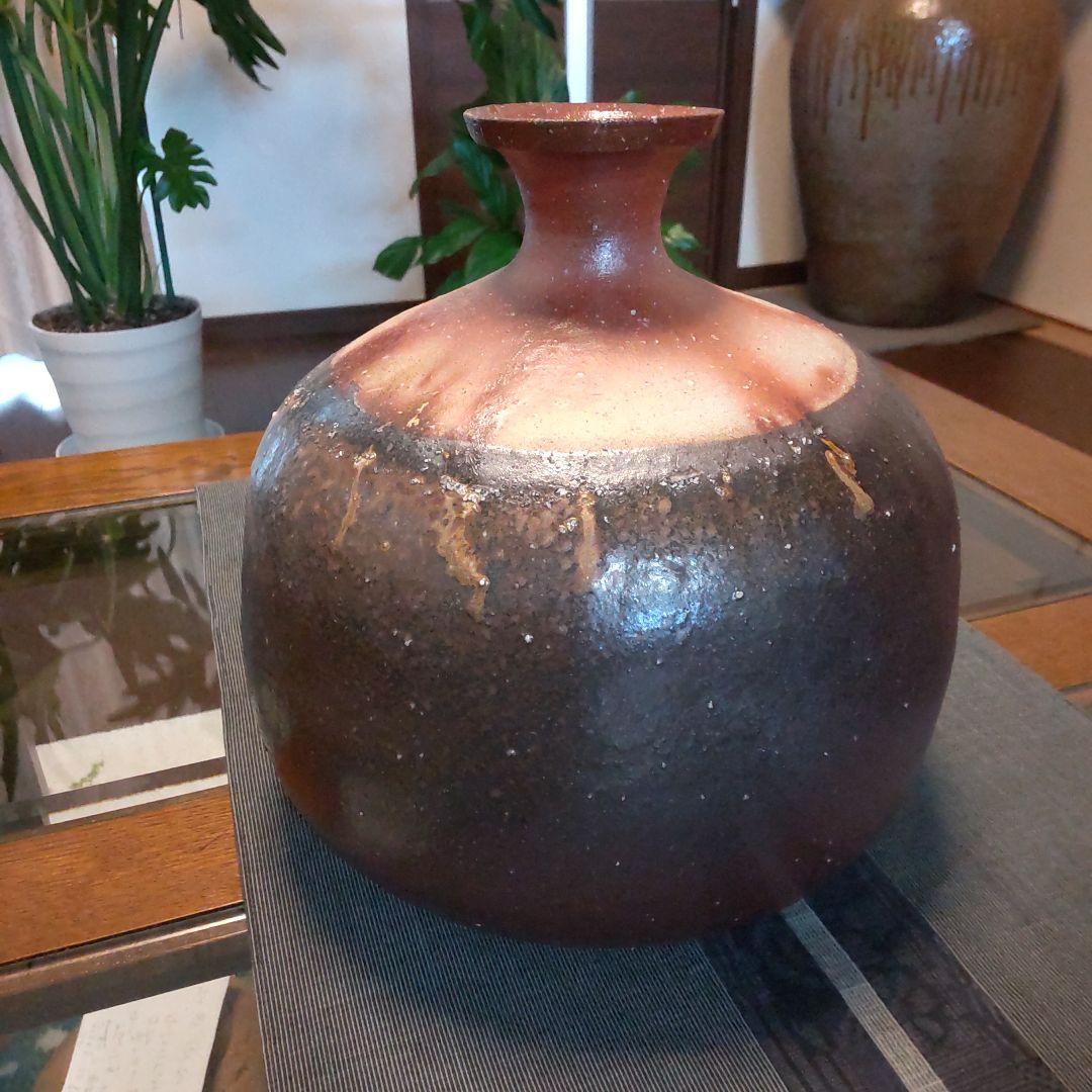 黒備前　蕪　54　備前焼