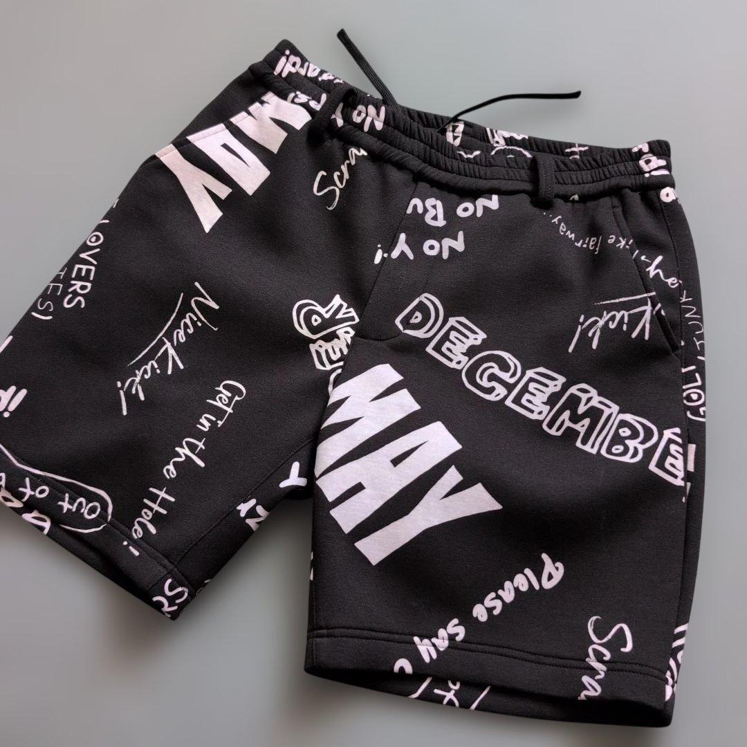 【極美品】ディセンバーメイゴルフ　ダンボールニット素材　トレーナーハーフパンツ