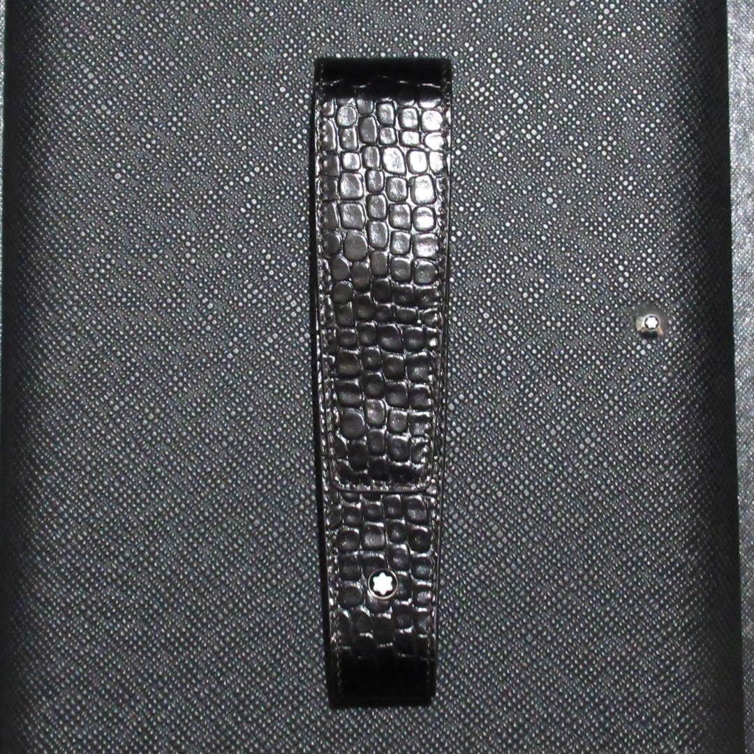 モンブラン ペンケース ペンポーチ アリゲーター型押し 1本用 112599