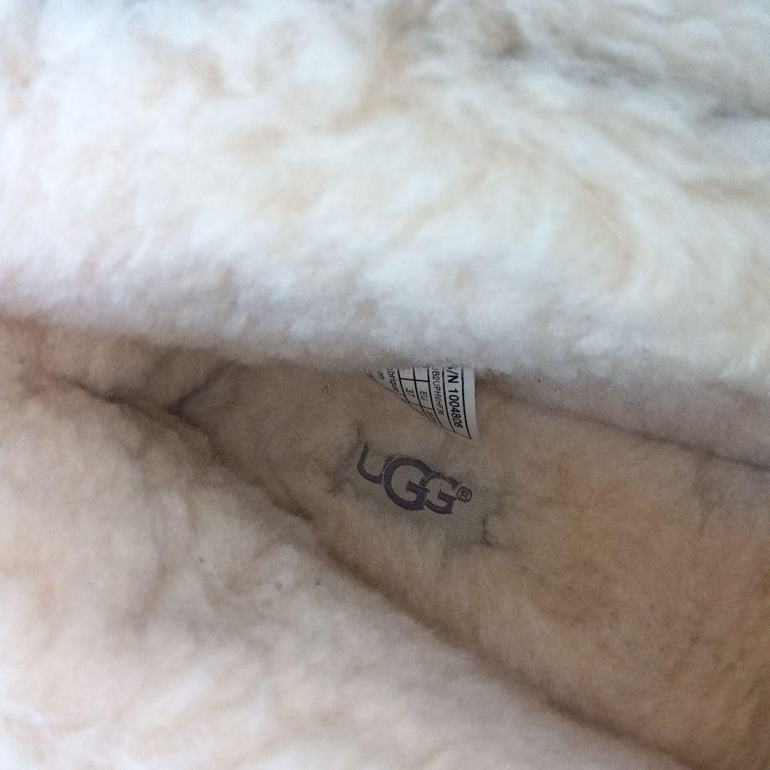 【極美品】UGG アグ アレーナ モカシン ムートンブーツ23cm グレー