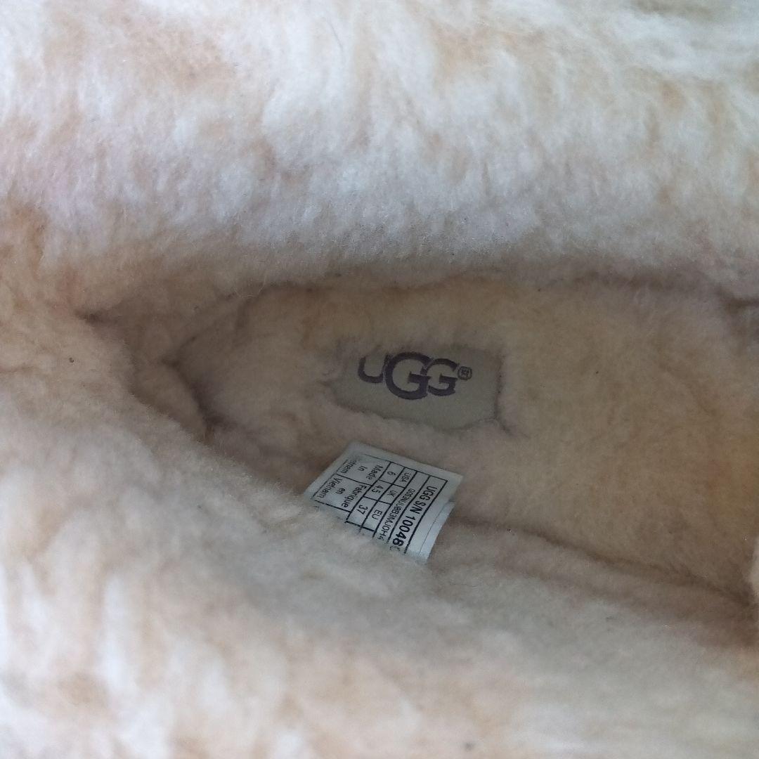 【極美品】UGG アグ アレーナ モカシン ムートンブーツ23cm グレー