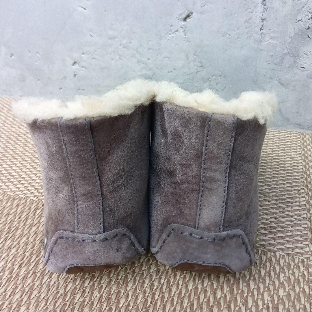 【極美品】UGG アグ アレーナ モカシン ムートンブーツ23cm グレー