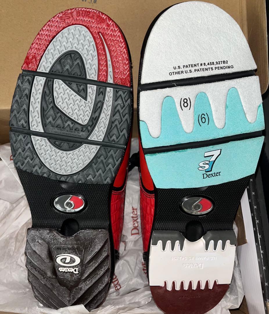 新品未使用Dexter THE 9 レッド/ブラック5M(D)23センチ相当