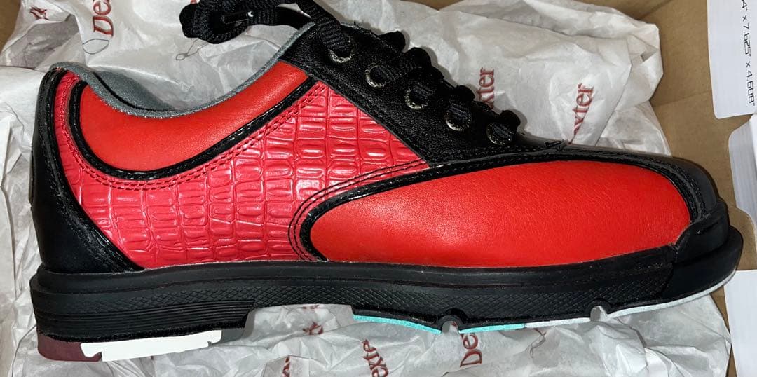 新品未使用Dexter THE 9 レッド/ブラック5M(D)23センチ相当