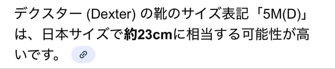 新品未使用Dexter THE 9 レッド/ブラック5M(D)23センチ相当