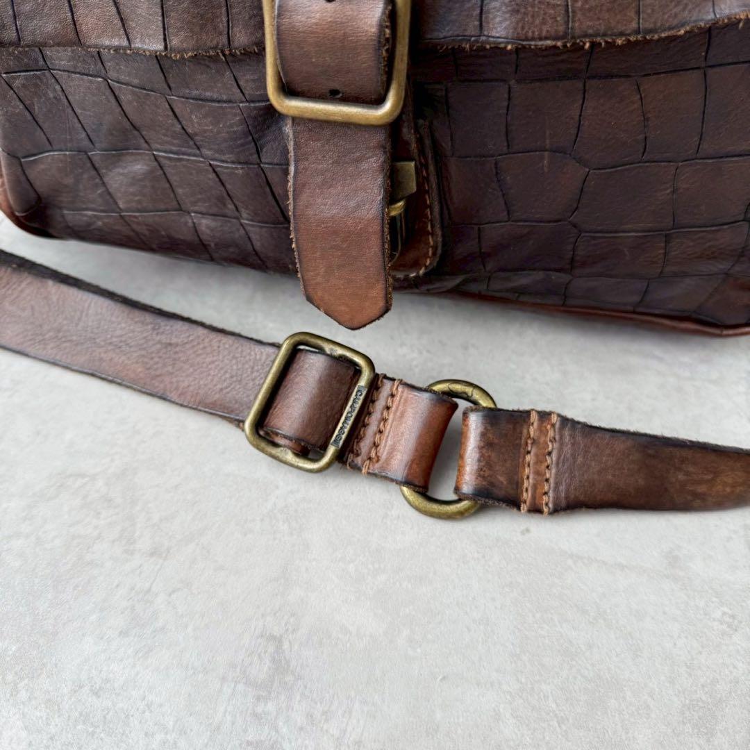 【美品✨️】CAMPOMAGGI カンポマッジ 2wayバッグ ダークブラウン