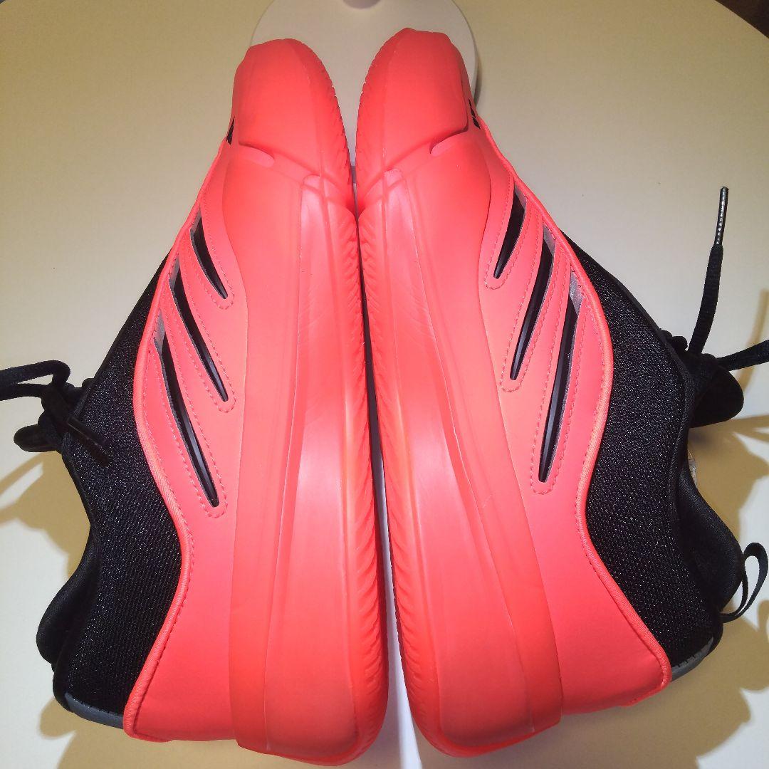 adidas バスケットボールシューズ オレンジ/ブラック 25.5 美品