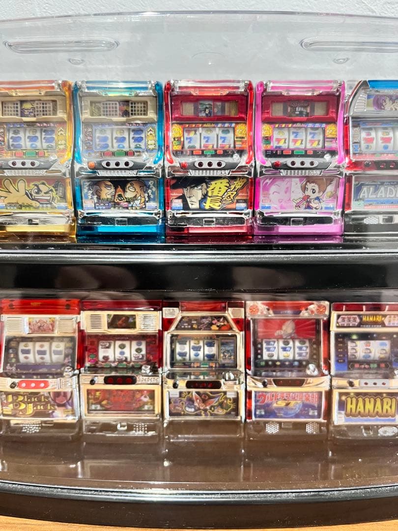 パチスロ魂 パチスロ ミニチュア フィギュア セット ケース付き