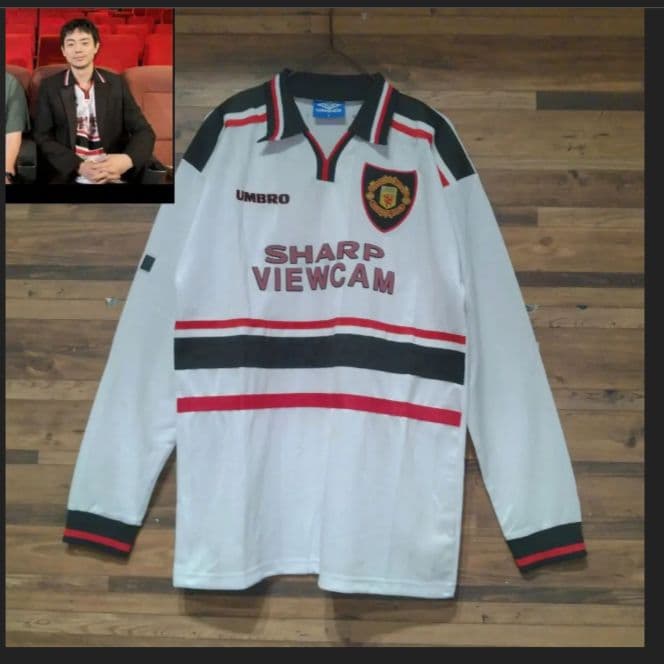 【希少！菅田将暉着用】90年代 マンチェスターユナイテッド ユニフォーム　UK製