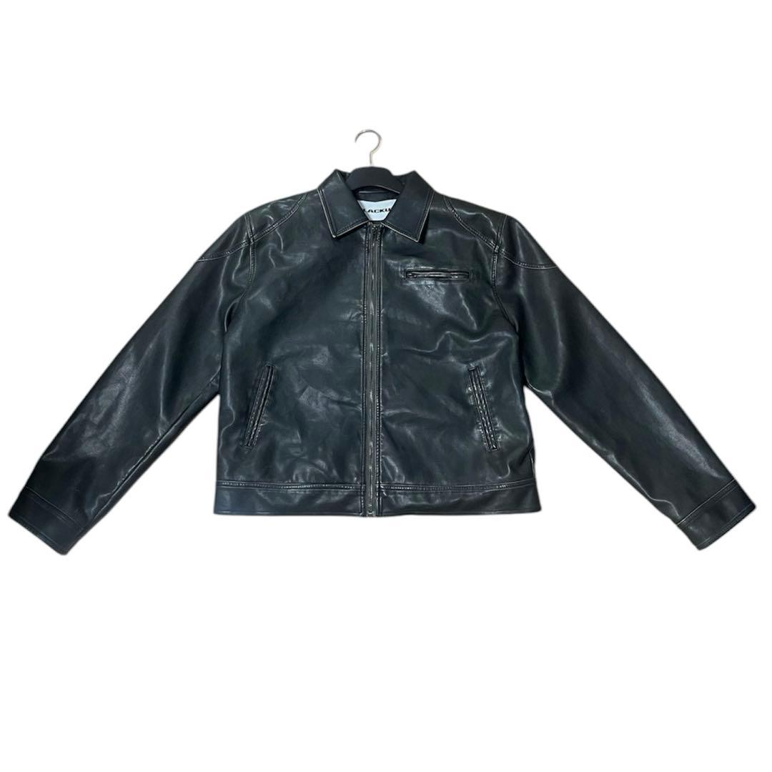 BLACKUP [MADE] アンバックウォッシングレザージャケット