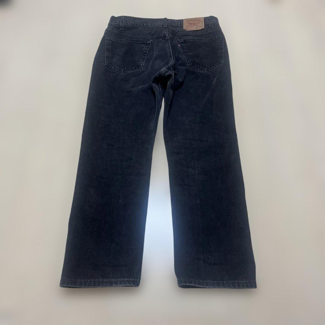 リーバイス USA製 505 サルファ ブラック 後染め W36 L30 ワイド