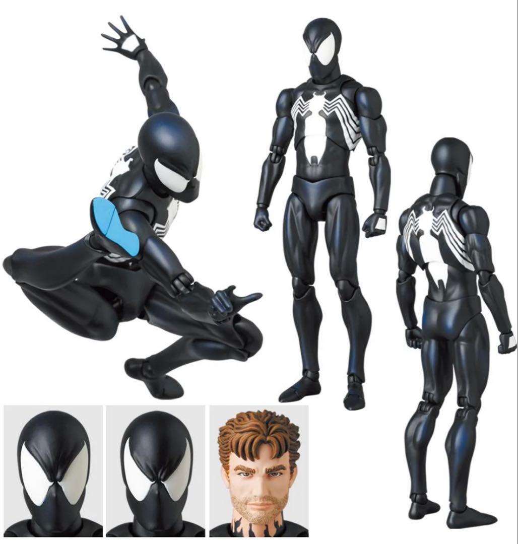 メディコムトイ　マフェックス No.147 スパイダーマン　ブラックコスチューム