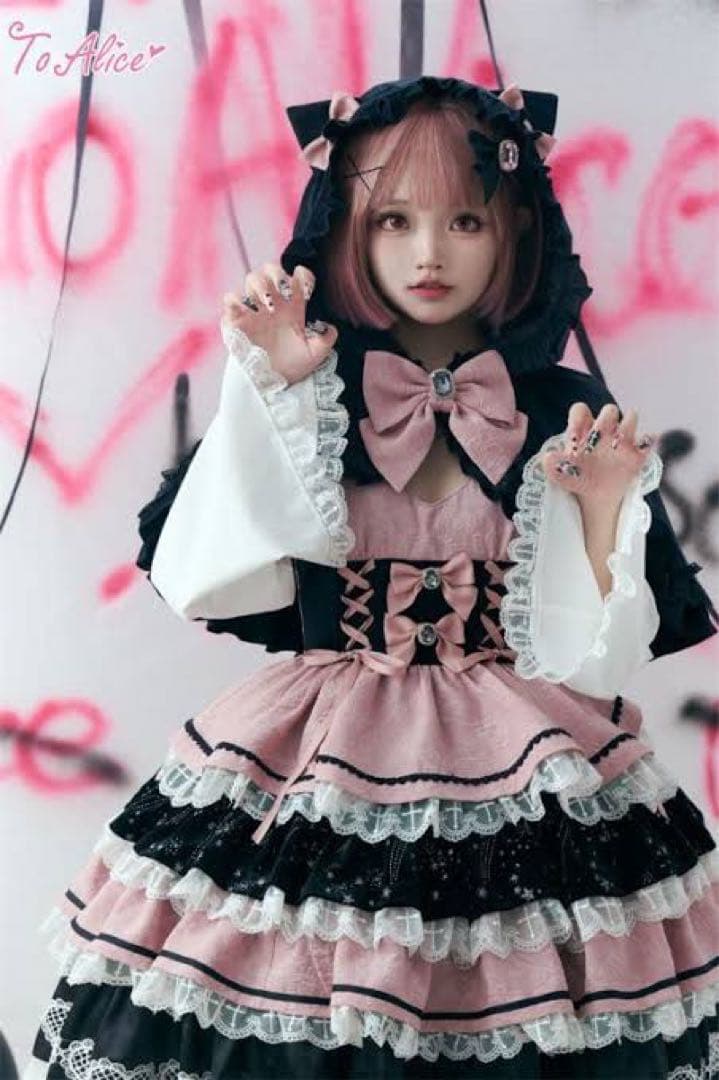 To Alice ワンピースとケープのセット