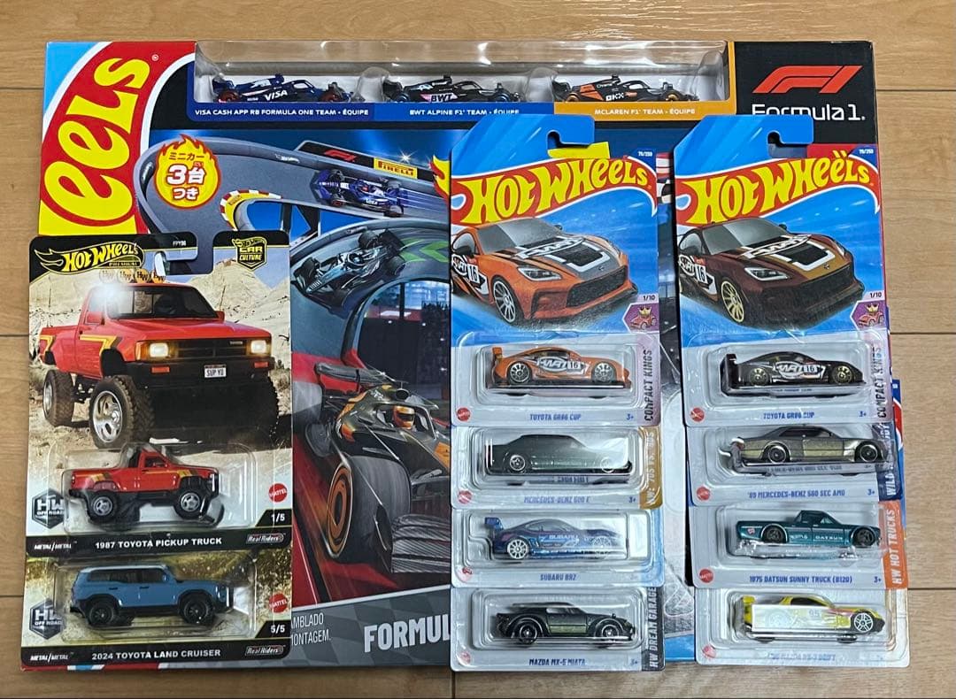 ホットウィール フォーミュラ1 レーシングトラックセット　ラストワン　C賞　F賞