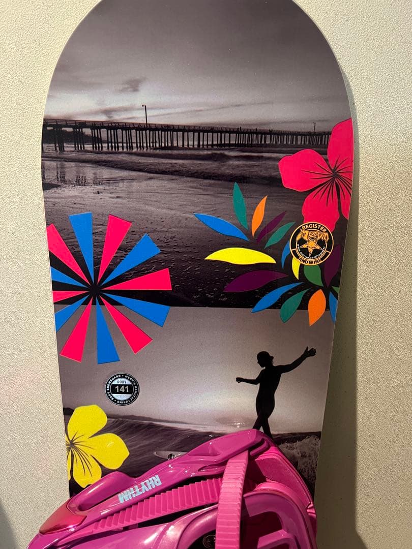 スノーボード　2点セット　ROXY & Burtonバック付き