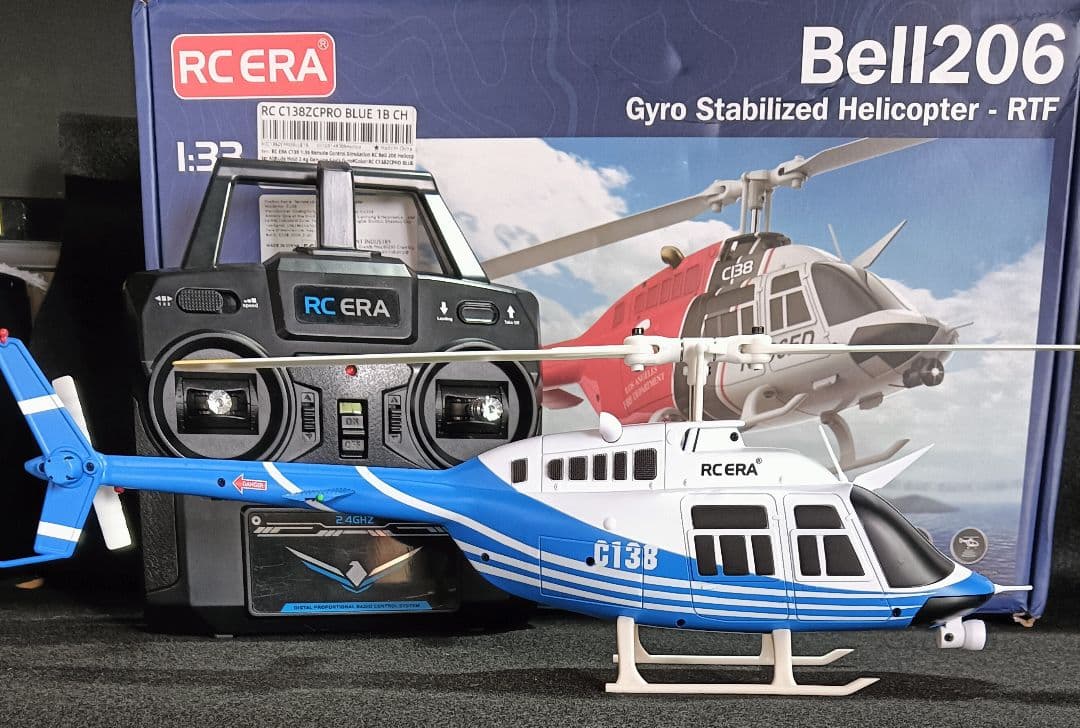 RC ERA C138ZCPRO Bell 6軸ジャイロスコープ ラジコン ヘリ