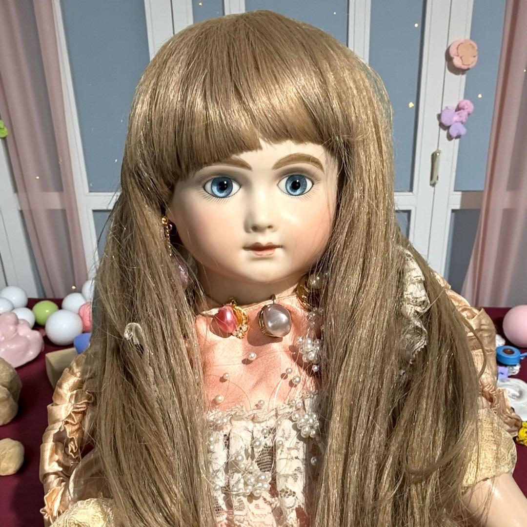 ユミカ ビスクドール アーテー 作家様 ピンクドレス リボン カメオ