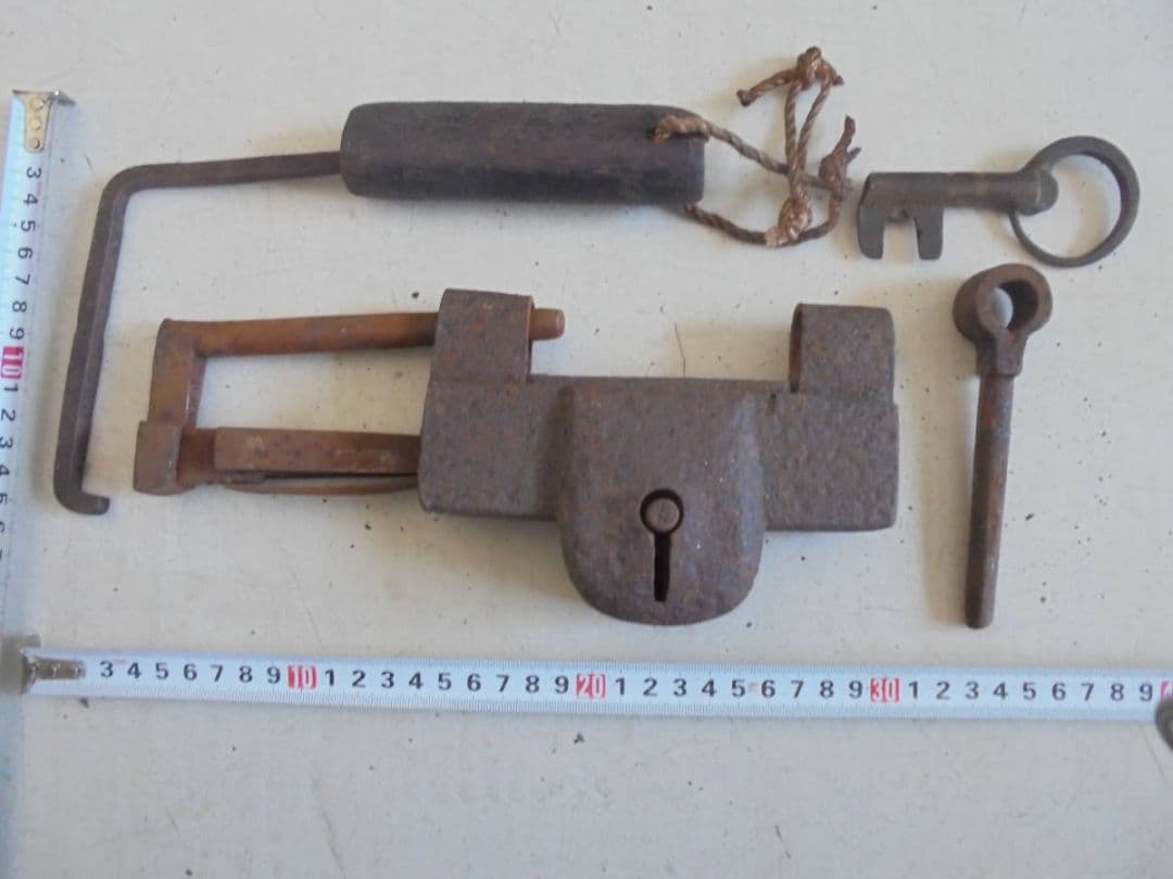 AKa6978　日本四大錠の一つ　因幡錠　鍵付②