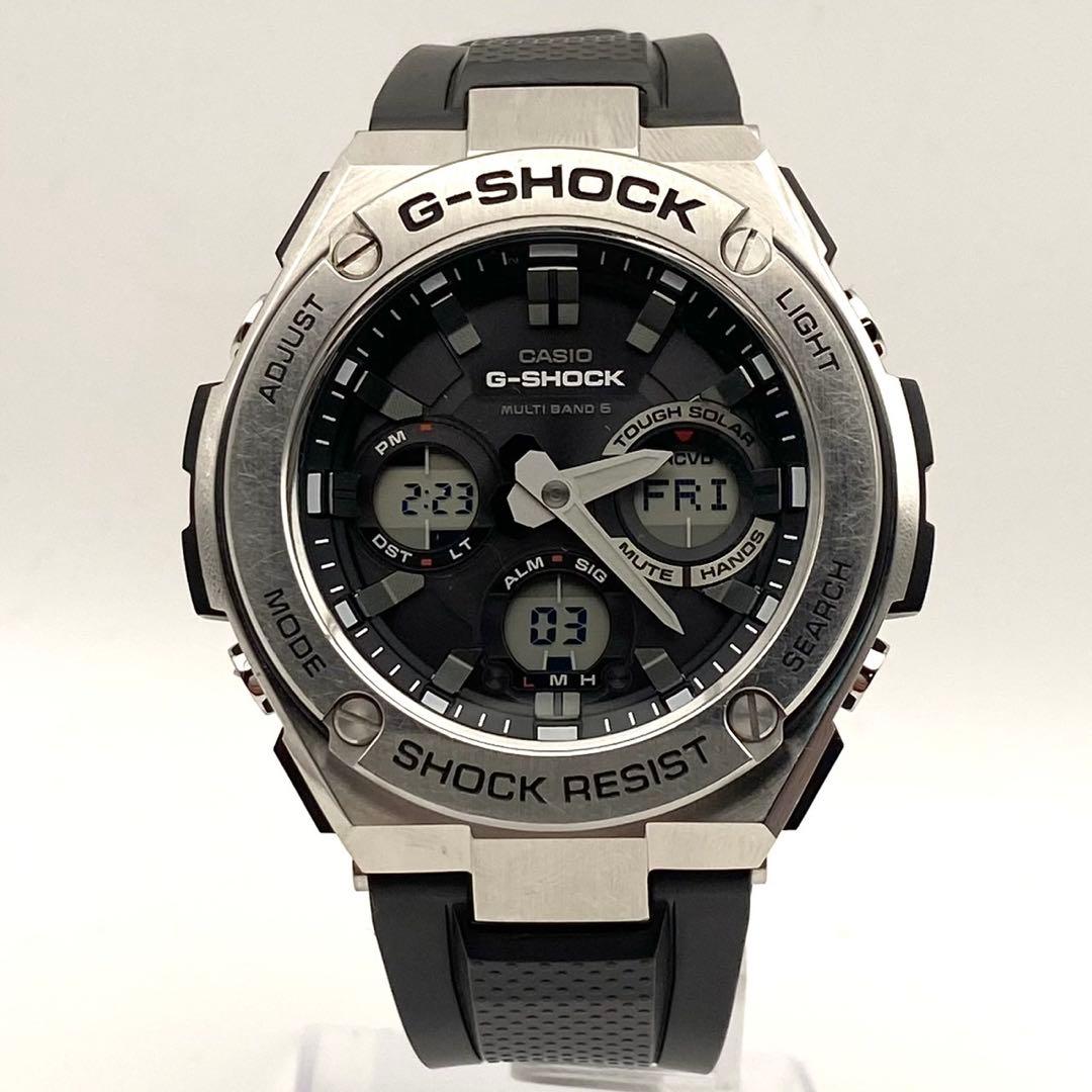 【稼働】G-SHOCK タフソーラー 防水 耐衝撃構造 腕時計 クロノグラフ