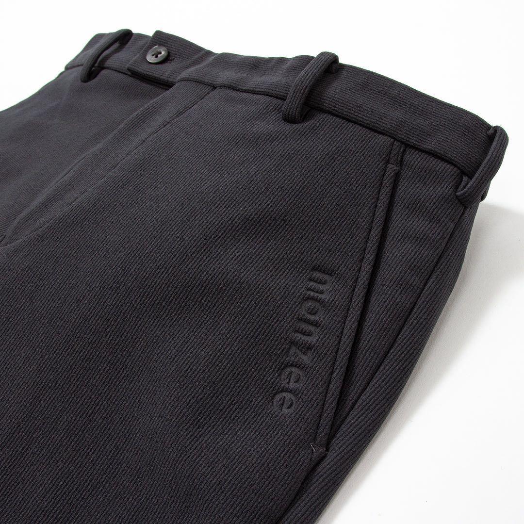 Monzee モンジー ハイブリッドコーデュロイパンツ -グレー