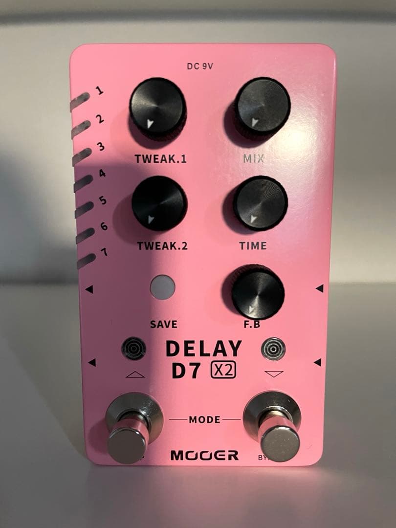 ギター Mooer D7 X2 DELAY