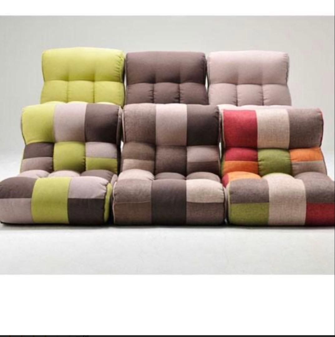 美品Sofa zaisu piglet jr 座椅子 フロアチェア　マルチカラー