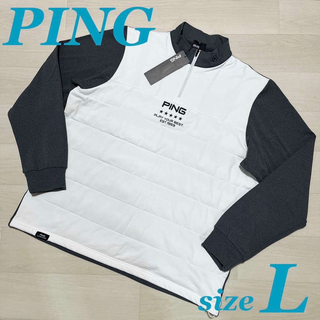 ピン PING 中綿 ハイネック エアーフレイク ゴルフ シャツ