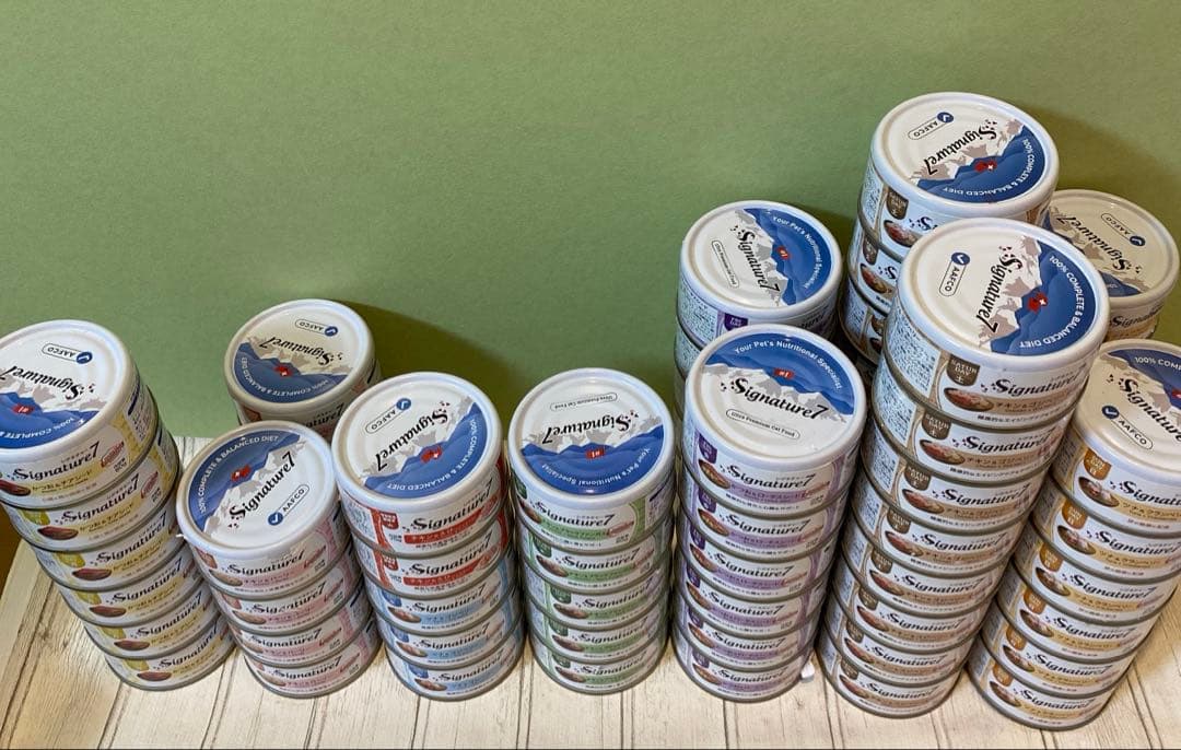 訳あり 格安！シグネチャー7 総合栄養食 缶80g×64個【画像のご確認必須】