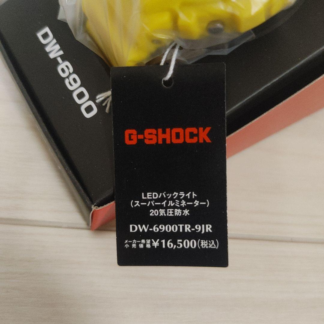G-SHOCK DW-6900TR-9JR 30周年記念モデル イエロー