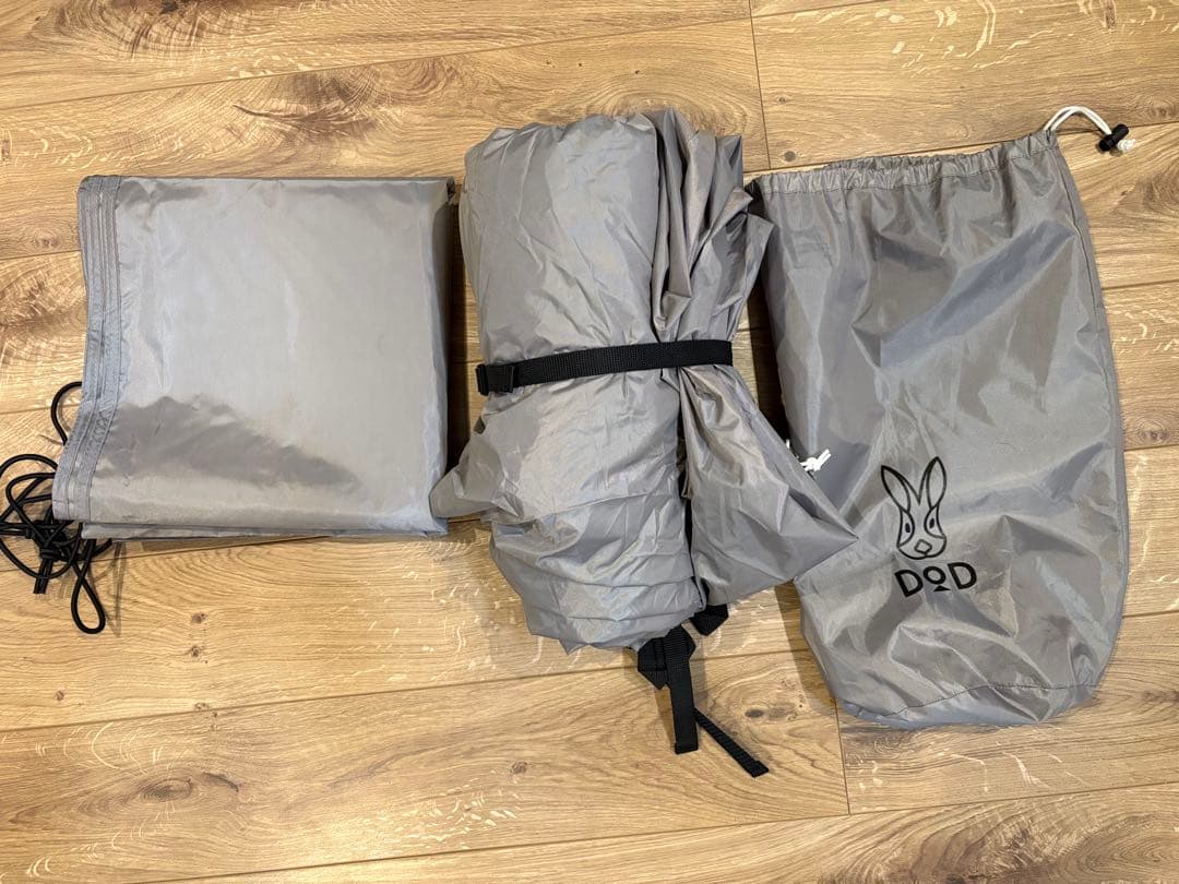 dod ワンポールテント　RX Mサイズ用　インナーテント、グランドシートセット