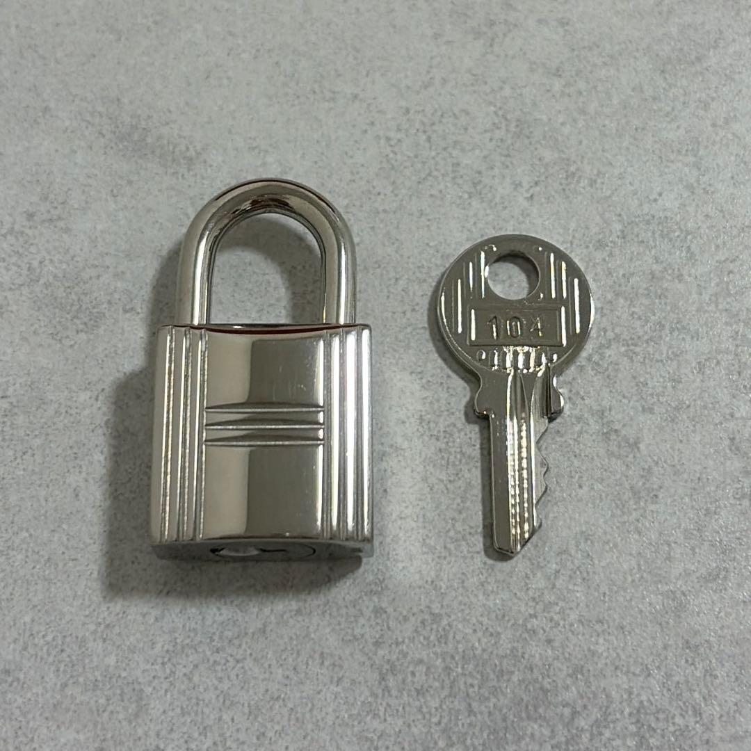 HERMES エルメス カデナパドロック 南京錠 No.104 シルバー