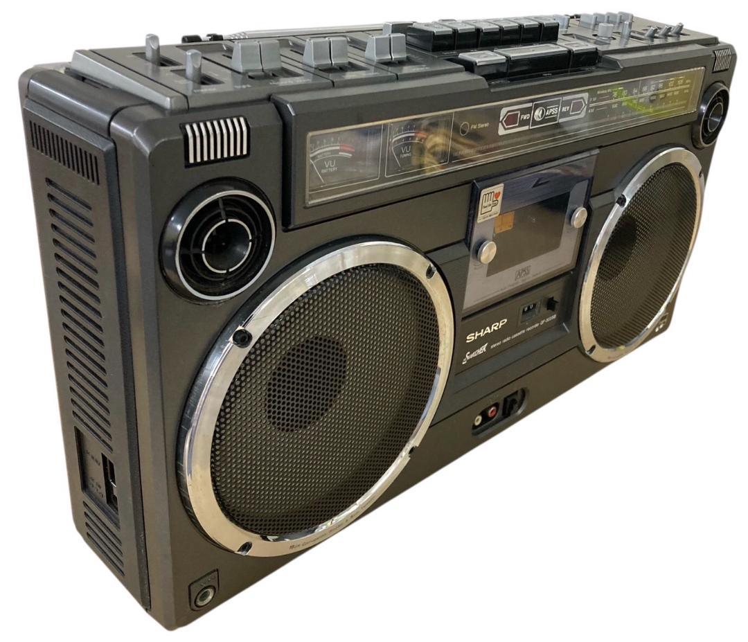 ★現状品★ SHARP シャープ ラジカセ 昭和レトロ GF-303SB