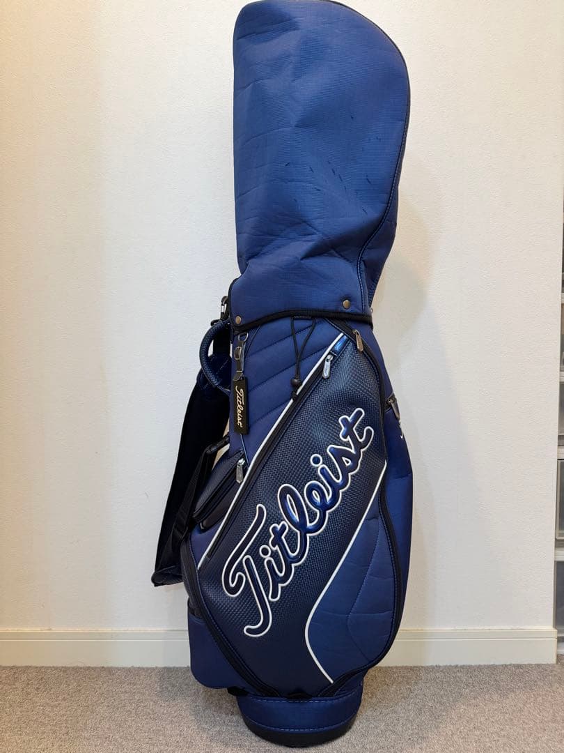 タイトリスト　キャディバッグ　ネイビー