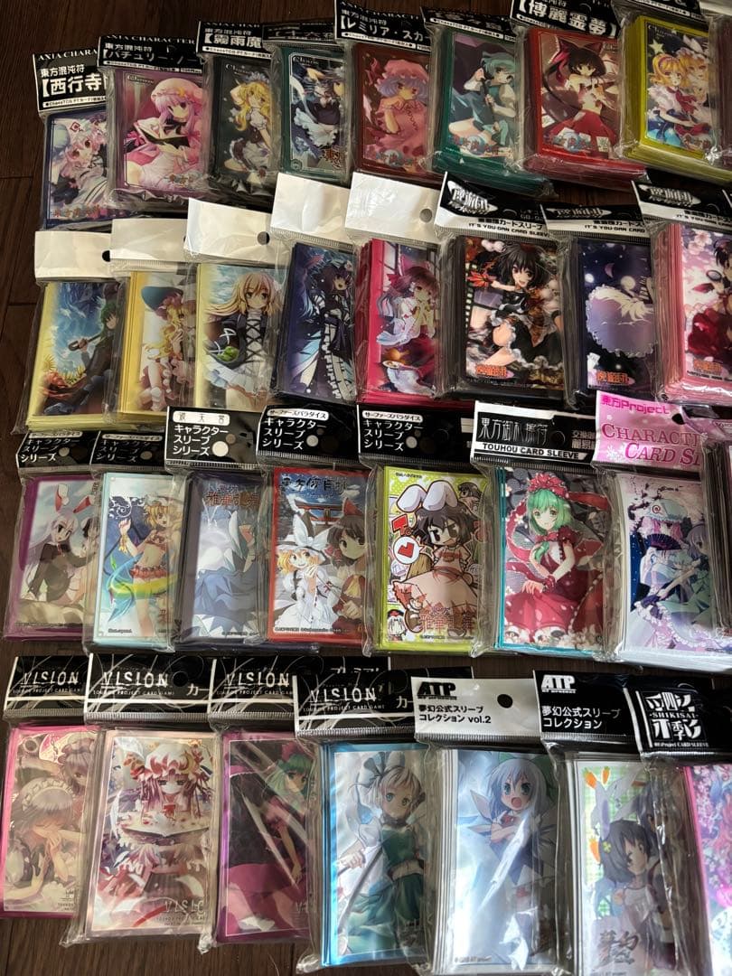 【値段交渉可】　未開封　東方　東方project スリーブ　まとめ売り　40個