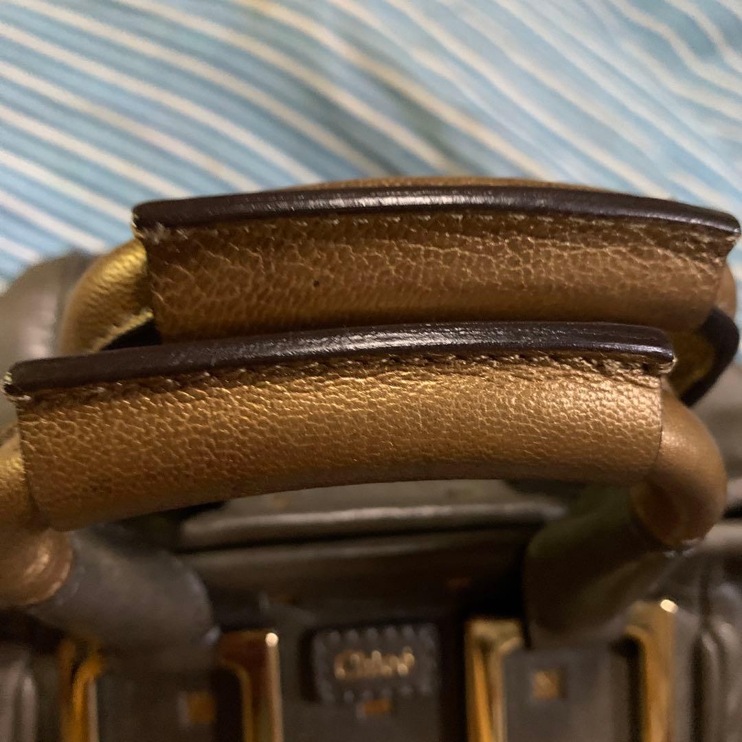 Chloe' クロエ　バッグ　ショルダーにもなります　シワ有り