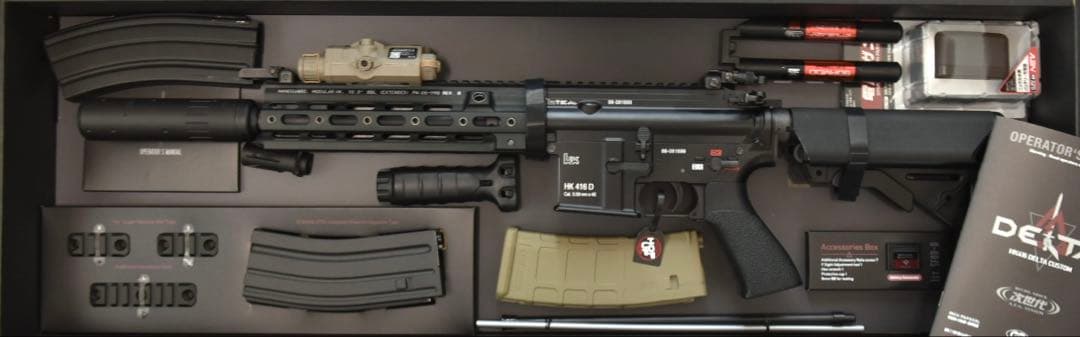 次世代電動ガン　HK416 デルタカスタム ブラック